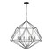 Z-Lite Geo 6 Light Chandelier, Matte Black 918-30MB-CH - alternate 1